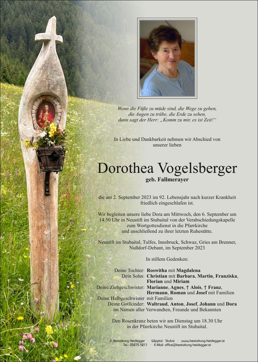 Dorothea Vogelsberger